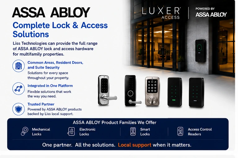 ASSA ABLOY smart locks and multifamily access control with Luxer Access